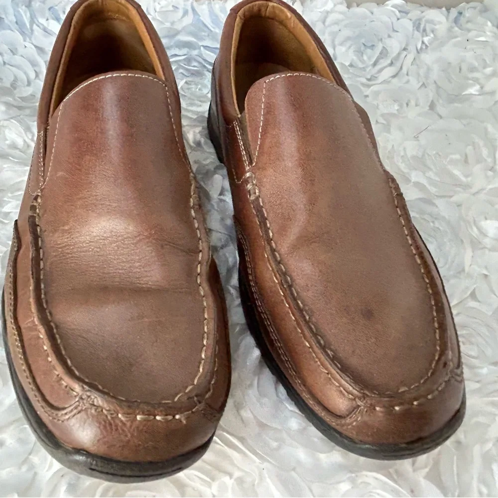 Cole Haan Hughes Grand OS Men's‎ Venetian Leather Loafer Brown C20244 Sz 9M